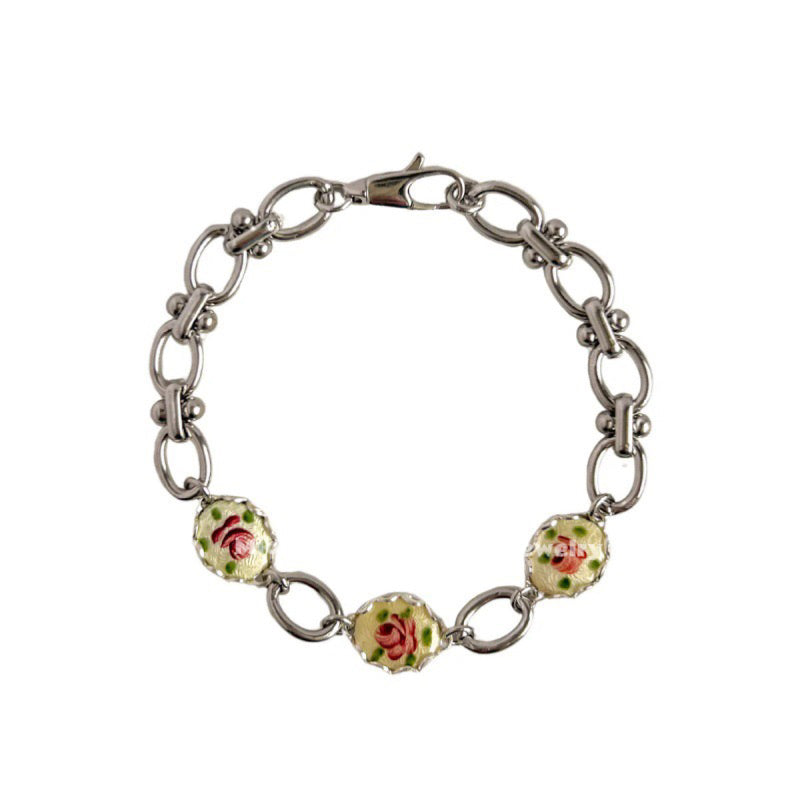 whimsical 18k gold stainless steel bracelet fairy vintage