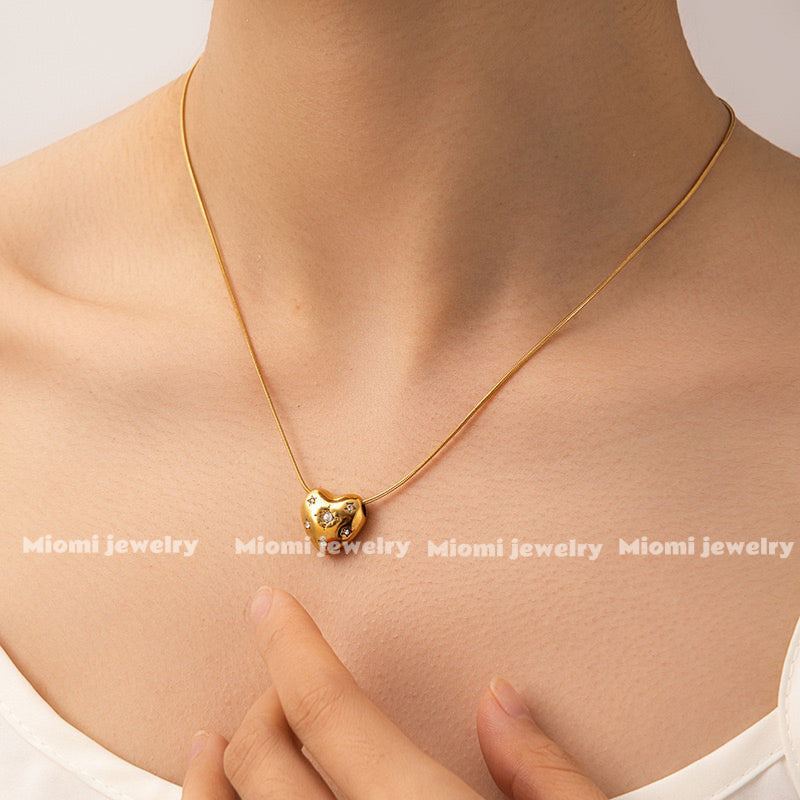 18k gold plated necklace