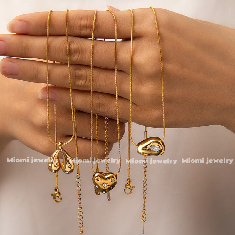 18k gold plated necklace