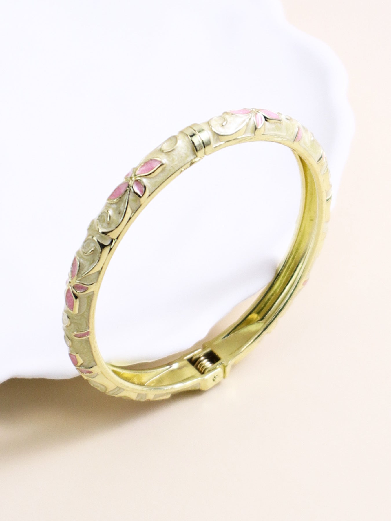 bangle New Enamel Color Inlaid Diamond Fine Open Bracelet Fashion Retro Rhinestone Fresh Jewelry