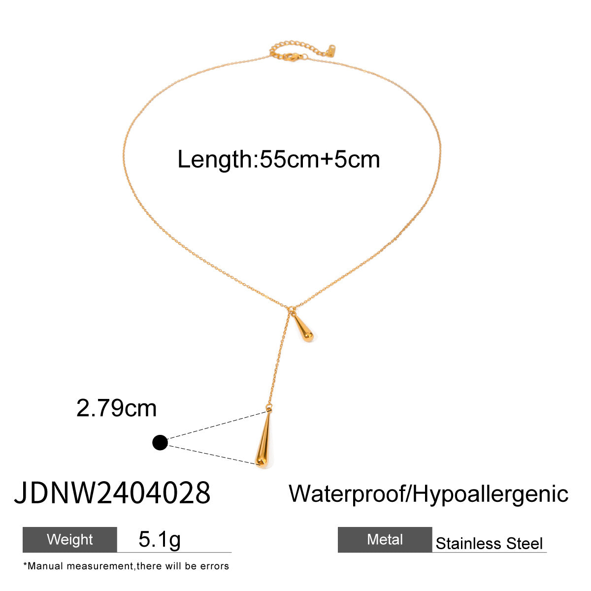 Four-Pointed Star Titanium Steel Necklace Light Luxury High-End Clavicle Chain Non-Fading Stainless Steel Jewelry for Women