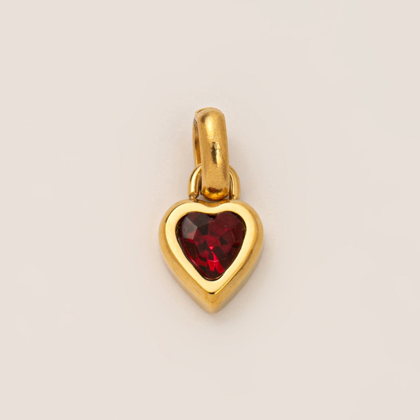 DIY Titanium Steel Heart-shaped Twelve Birthstone DIY Pendant Necklace Letter Name Family Gift Heart-shaped Accessories Pendant