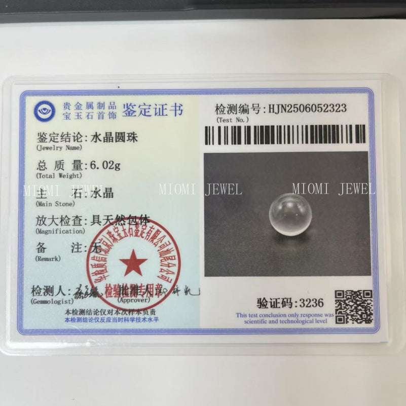 Pure Silver S925 Double A clear quartz Fairy Necklace Design Sense Clavicle Chain Light Luxury Niche Neck Chain Jewelry