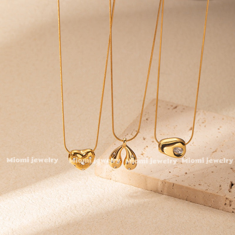 18k gold plated necklace