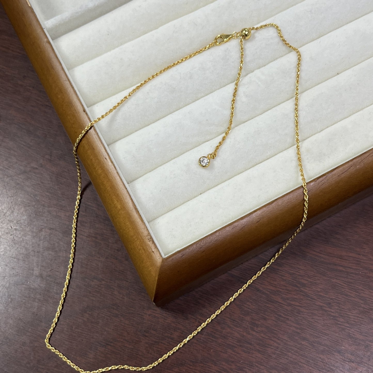 Pure Silver S925 Braided Chain Adjustable Length Necklace Sweater Chain Versatile