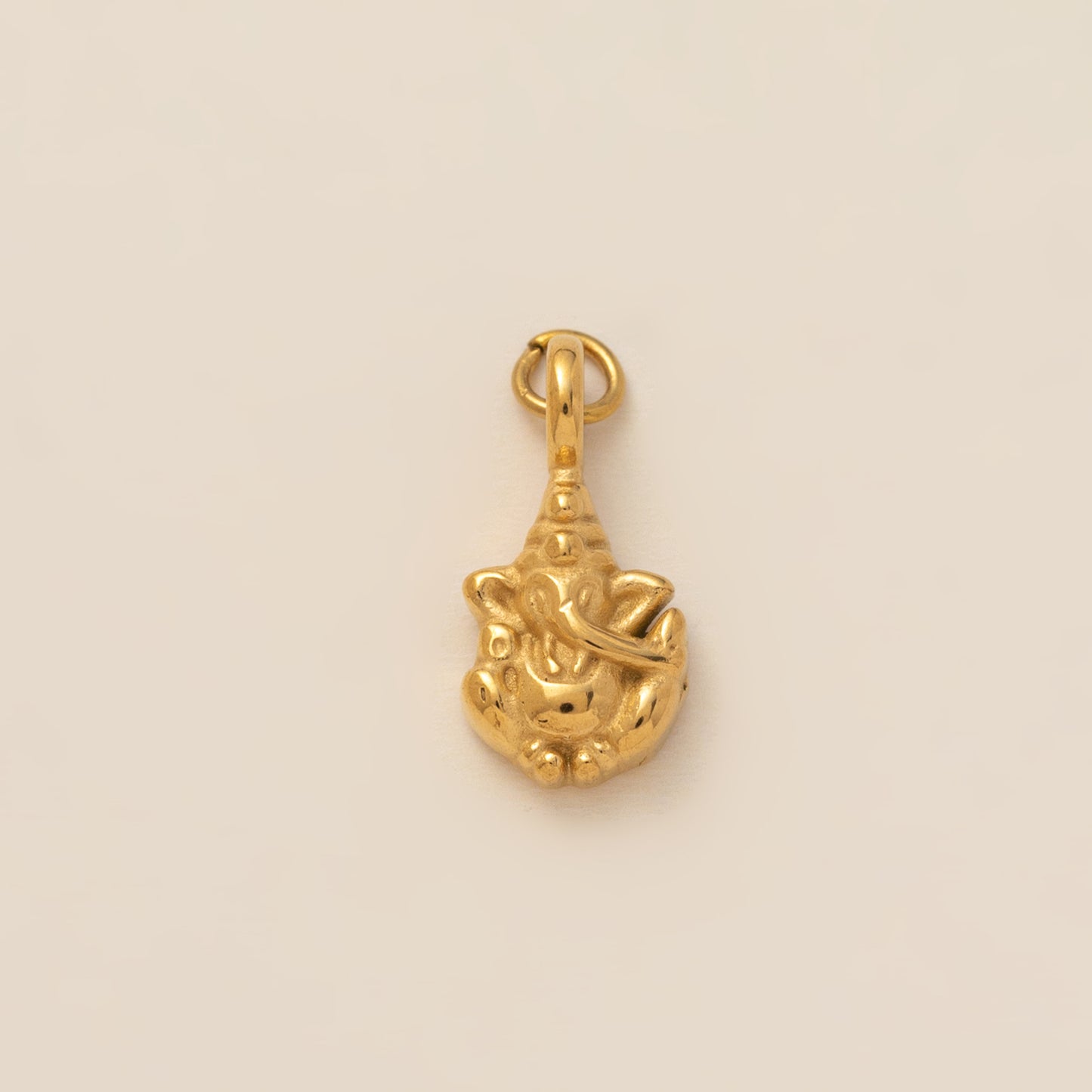DIY Stainless Steel Mini Elephant Lotus Heart Single Pendant Necklace Furnace Vacuum Electroplating 18K Gold Color Retention