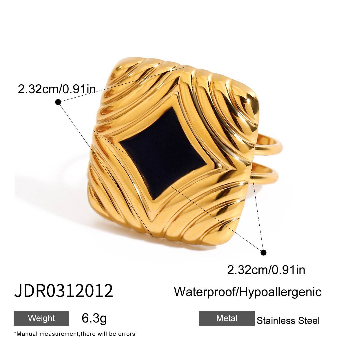 Titanium Steel Pearl Ring Niche High-end Non-fading Hand Jewelry Stainless Steel Accessories Rings