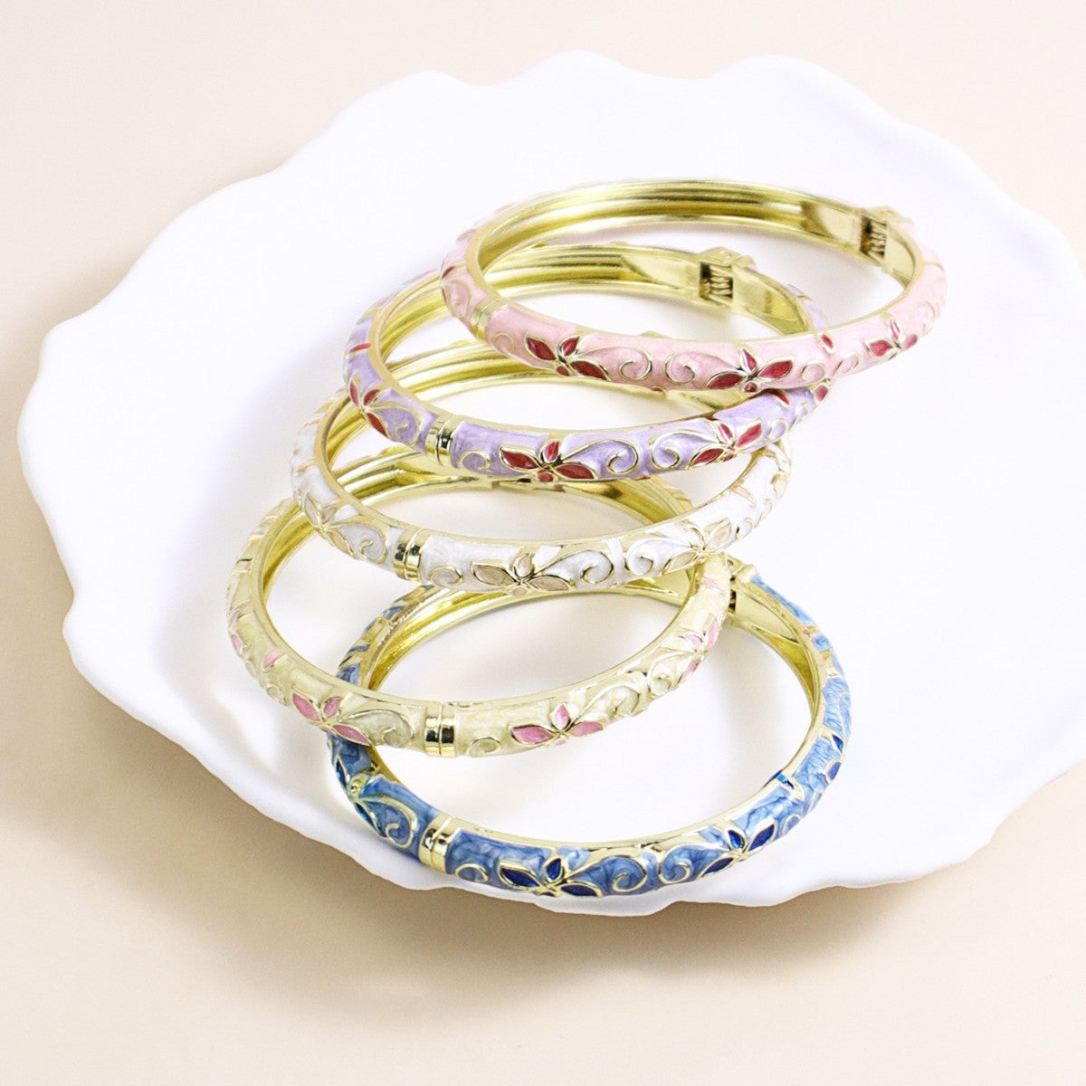 bangle New Enamel Color Inlaid Diamond Fine Open Bracelet Fashion Retro Rhinestone Fresh Jewelry