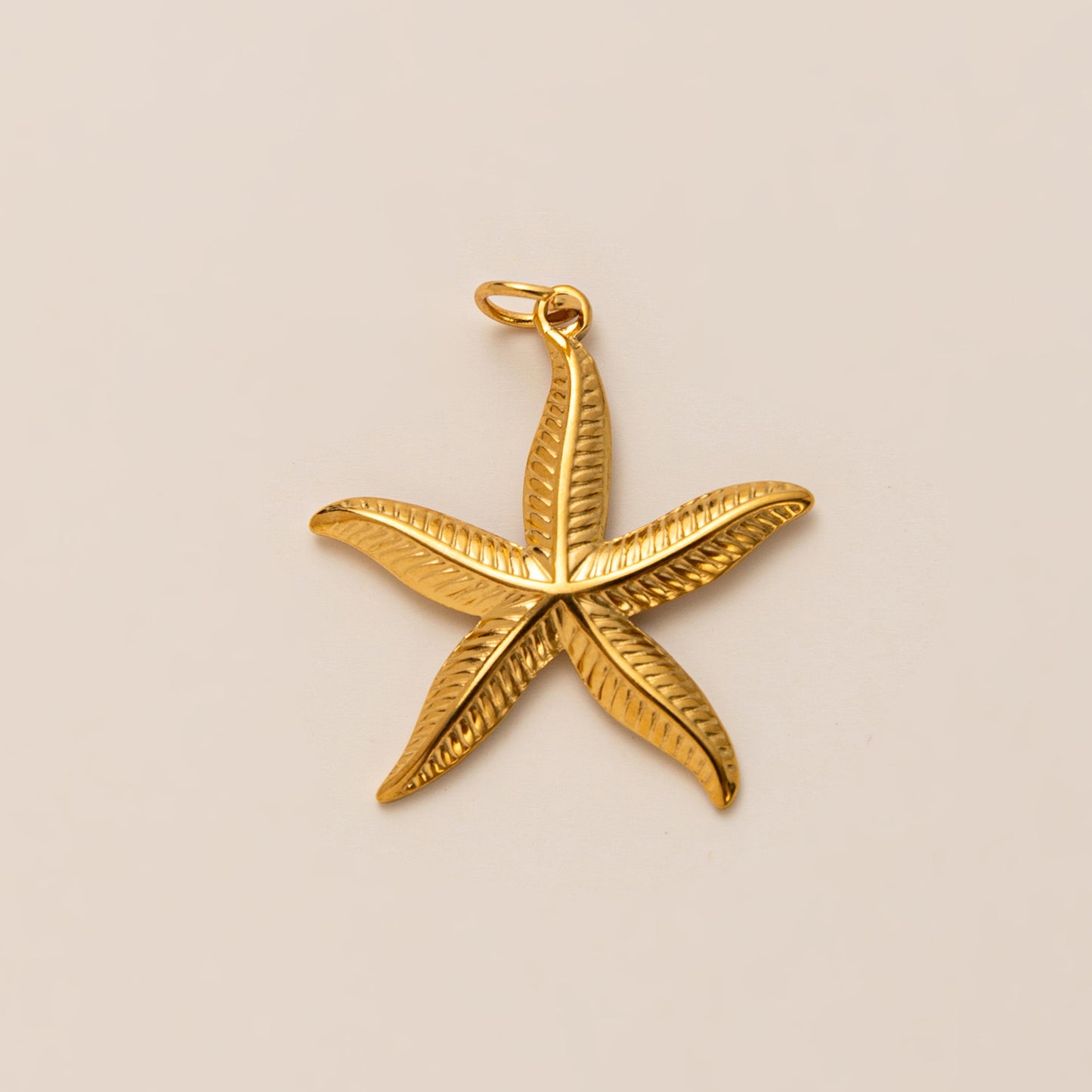 DIY Stainless Steel Starfish Flat Conch Pendant DIY Accessories Furnace Vacuum Electroplating 18K Gold Color Retention