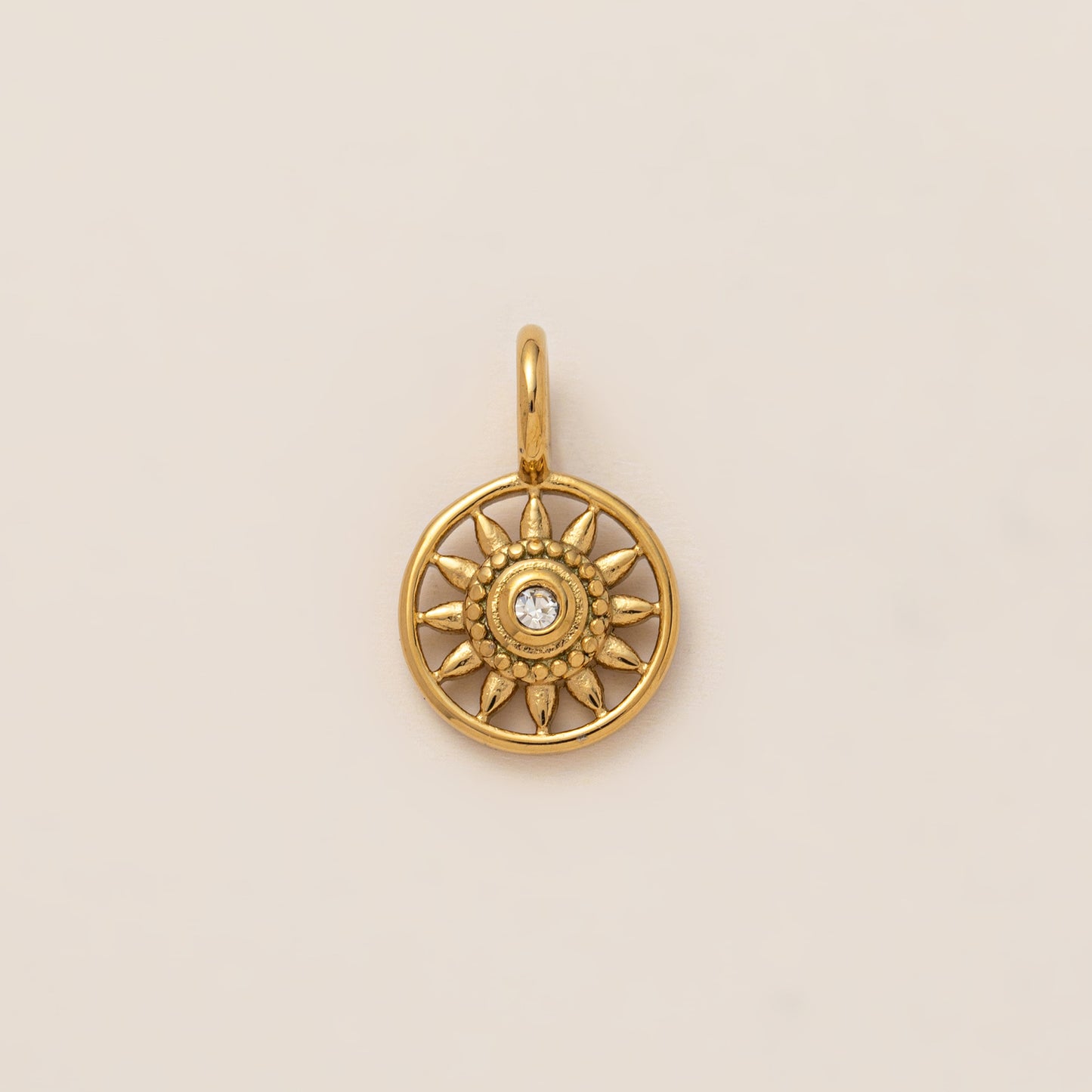 DIY Stainless Steel Mini Elephant Lotus Heart Single Pendant Necklace Furnace Vacuum Electroplating 18K Gold Color Retention