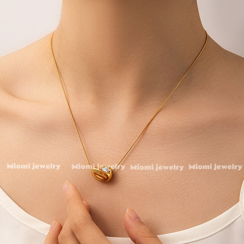 18k gold plated necklace