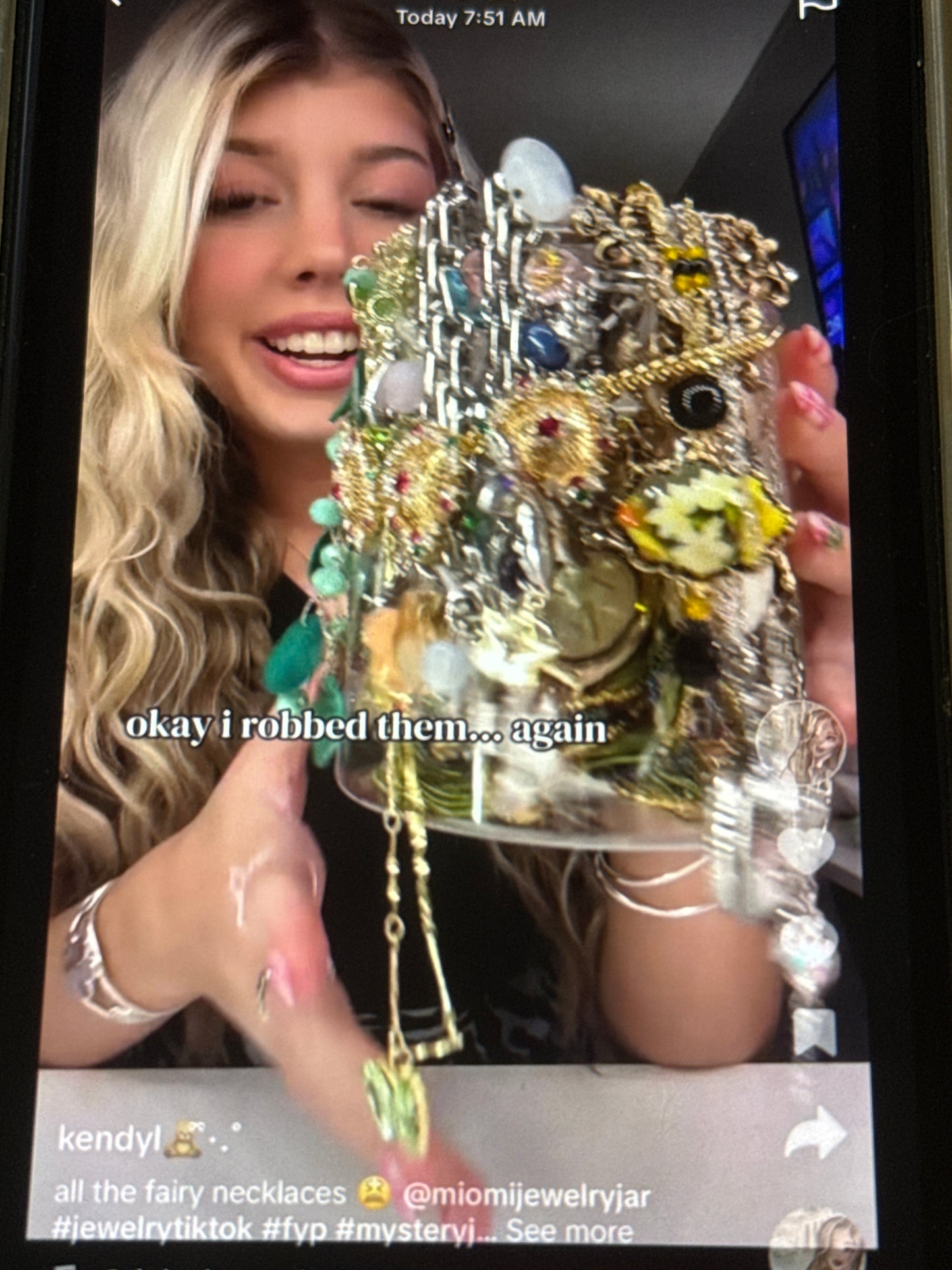 Kendyl style fairy jewelry jar can copy influencer