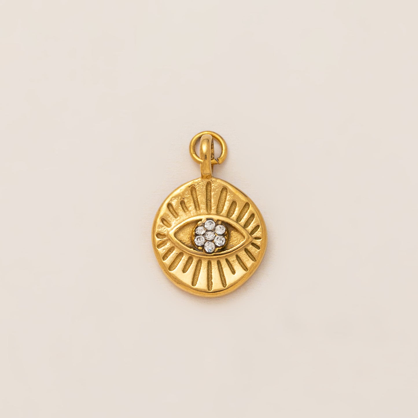 DIY Stainless Steel Mini Elephant Lotus Heart Single Pendant Necklace Furnace Vacuum Electroplating 18K Gold Color Retention