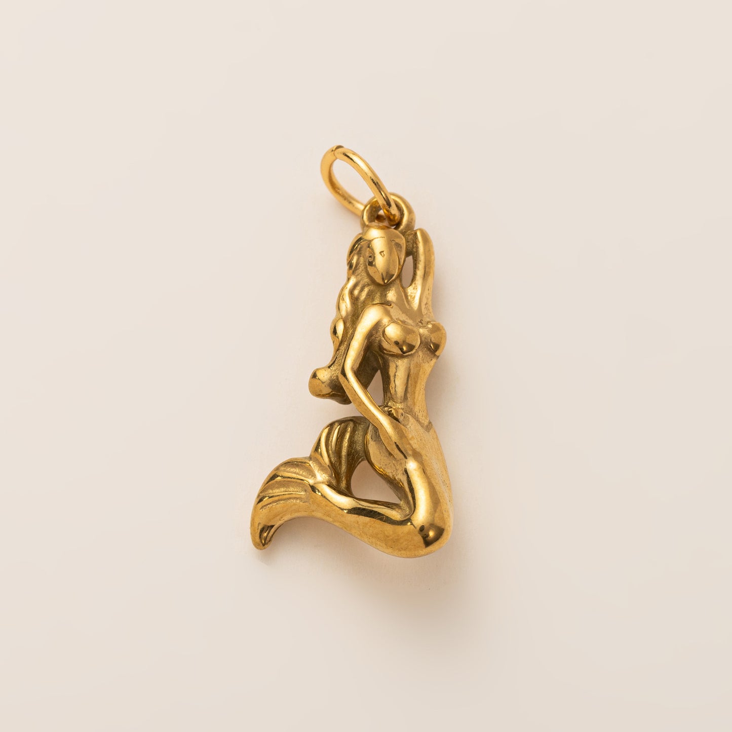 DIY Stainless Steel Starfish Flat Conch Pendant DIY Accessories Furnace Vacuum Electroplating 18K Gold Color Retention