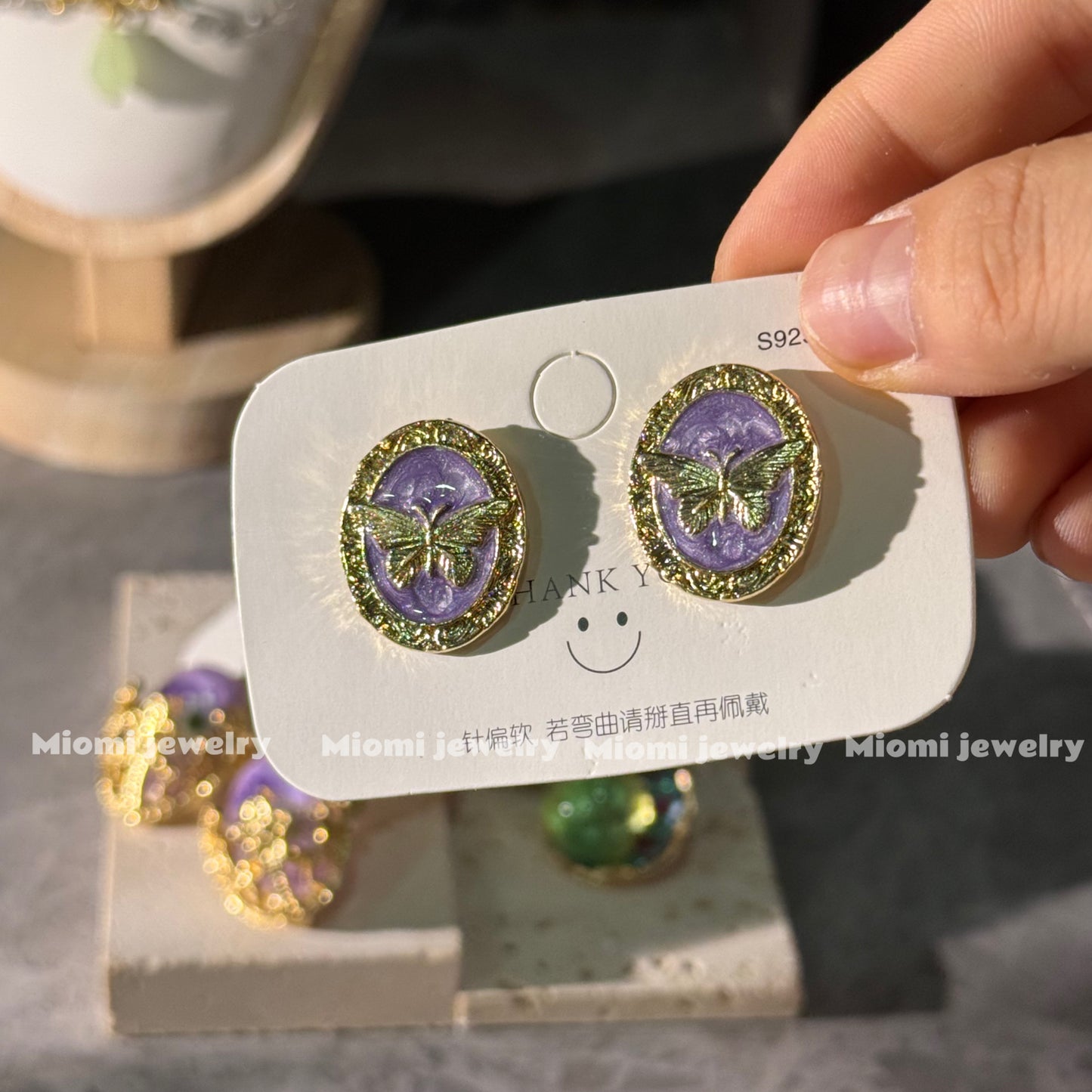 Fairy witch whimsical vintage earrings