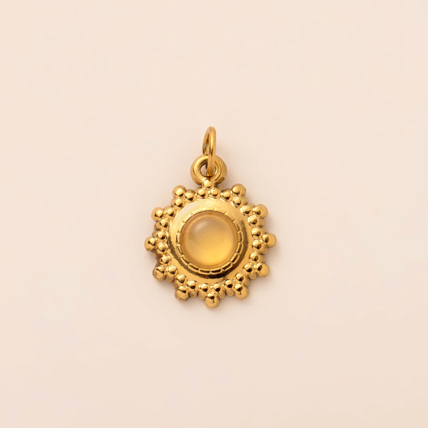 DIY Stainless Steel Mini Elephant Lotus Heart Single Pendant Necklace Furnace Vacuum Electroplating 18K Gold Color Retention
