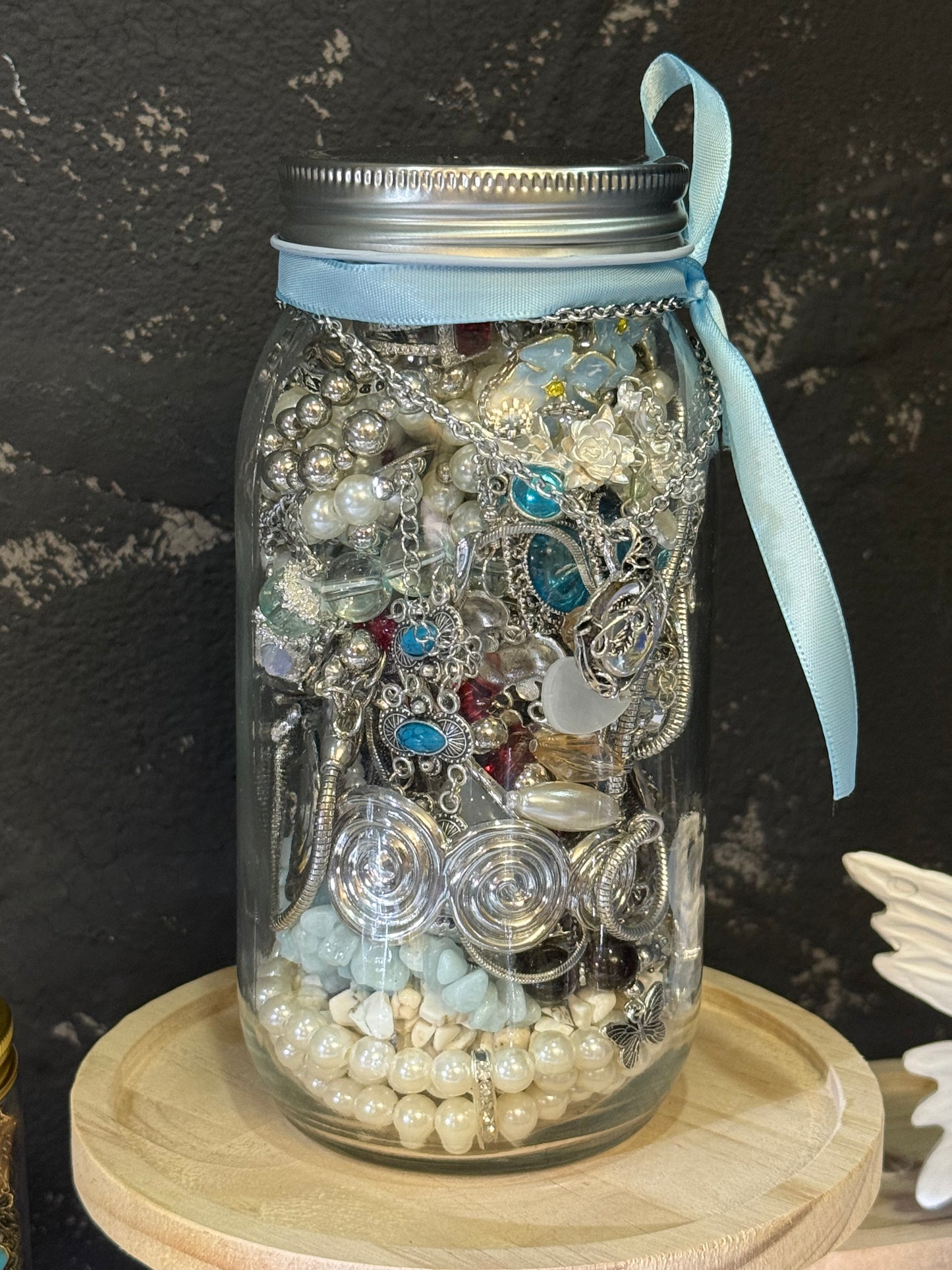 【glass jar 】custom mystery jewelry jar 750ml-biggest jar here