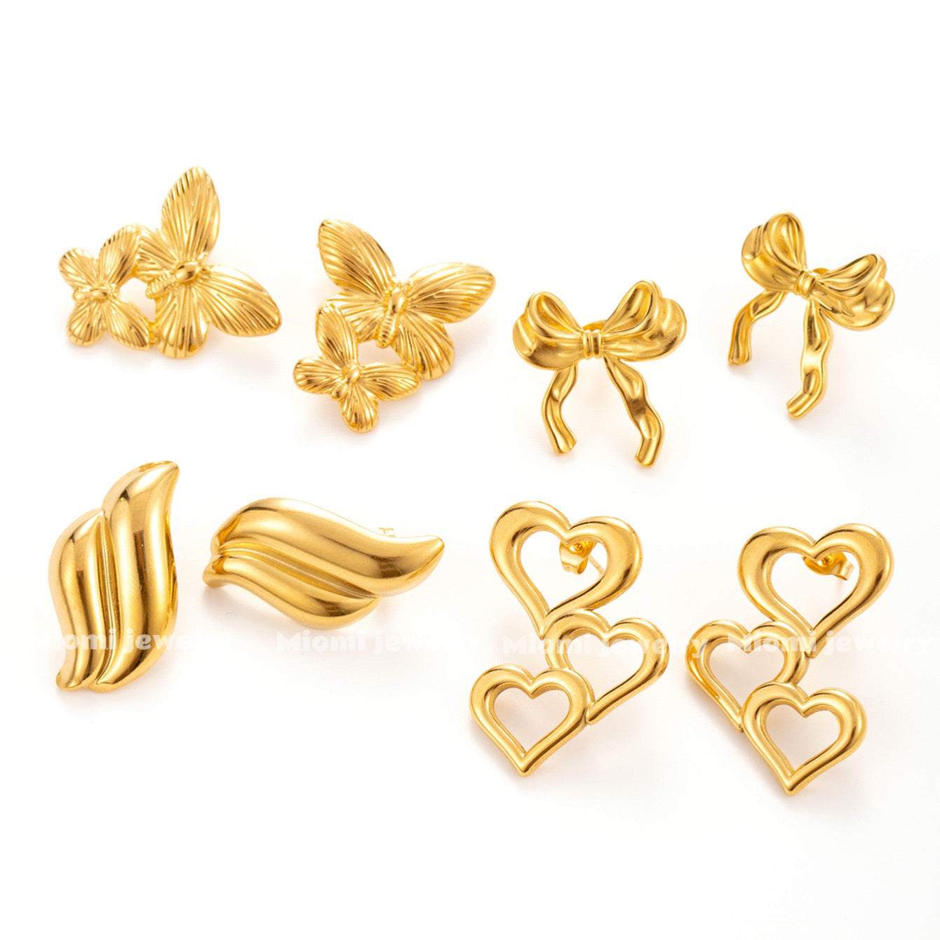 18k gold plated earring