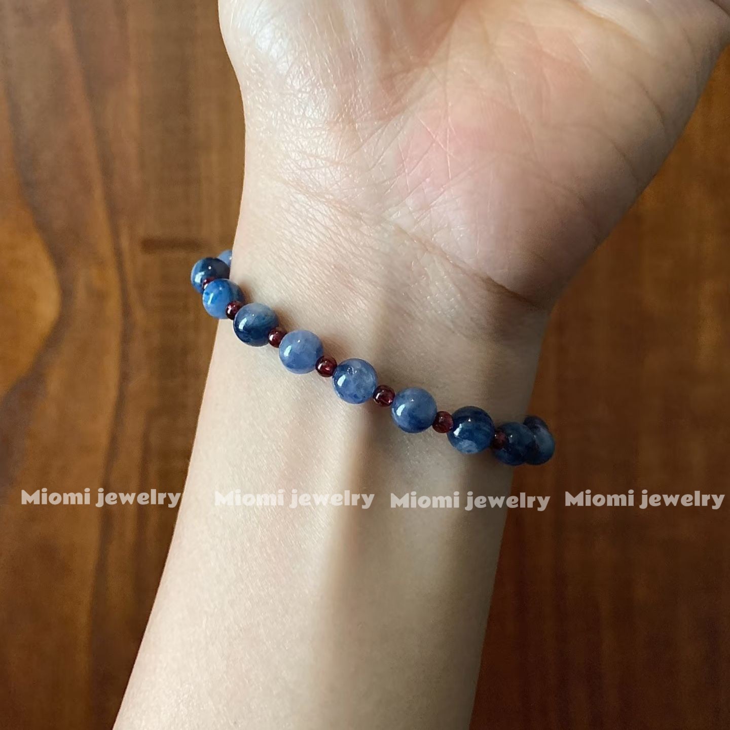Natural Blue Aventurine Beaded Necklace Jewelry - Stylish and Exquisite Collarbone Chain for Women, High-end and Versatile Necklace