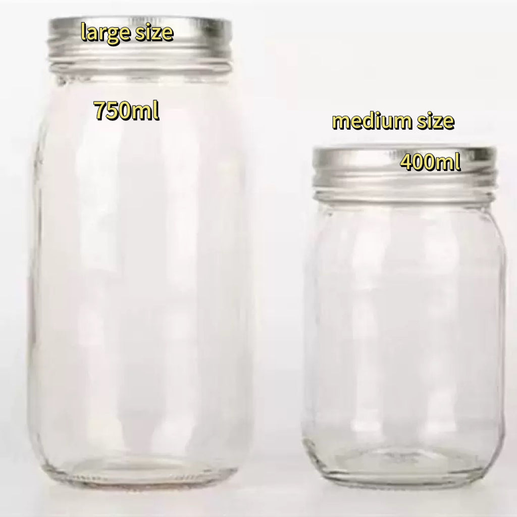 【Hot selling】customized mystery jewelry jar(glass jar)700ml/400ml