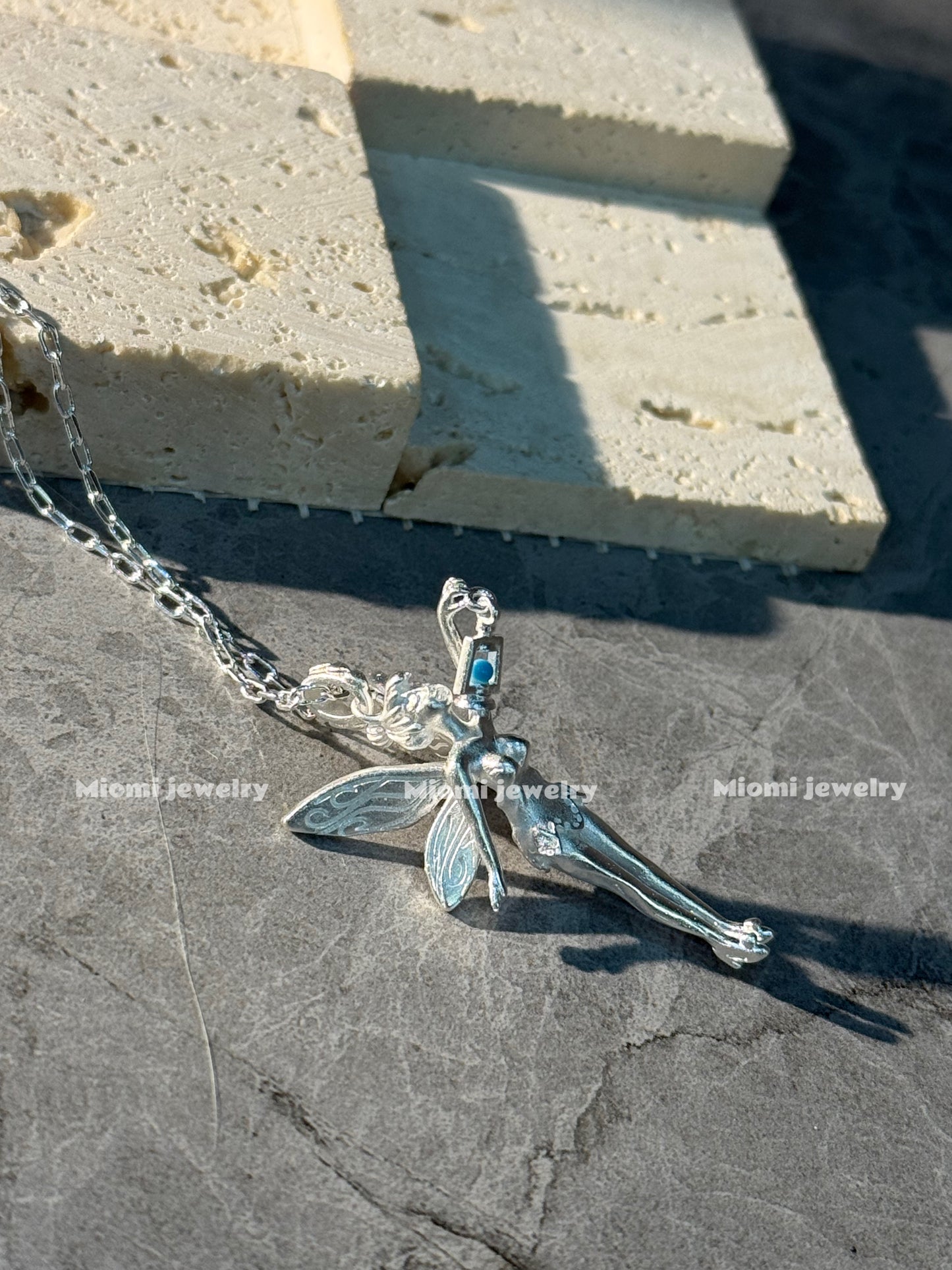 fairy necklace 🦋🩵