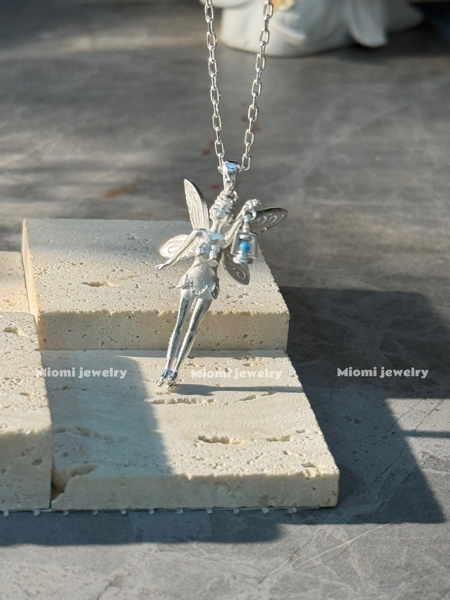 fairy necklace 🦋🩵