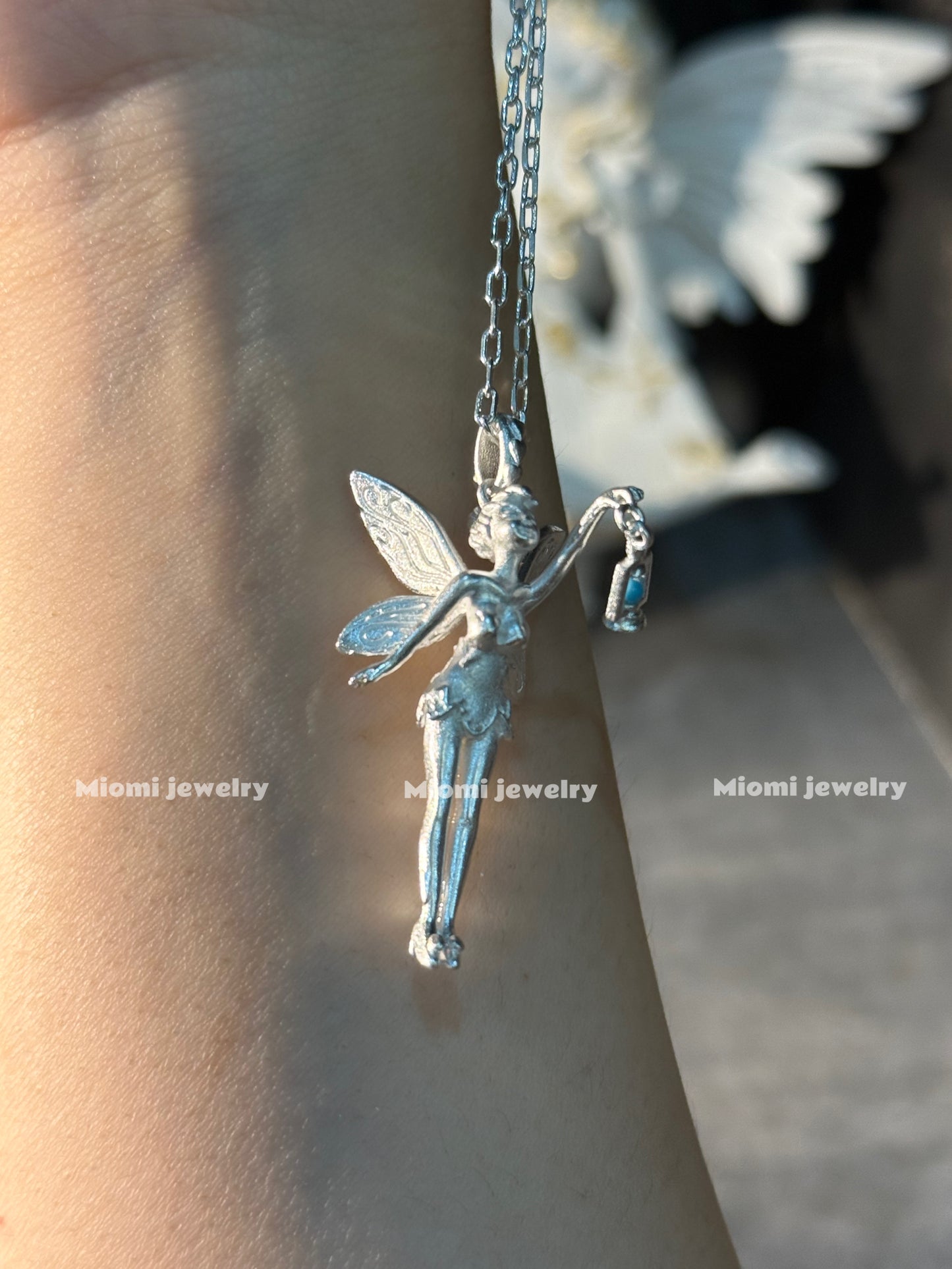 fairy necklace 🦋🩵