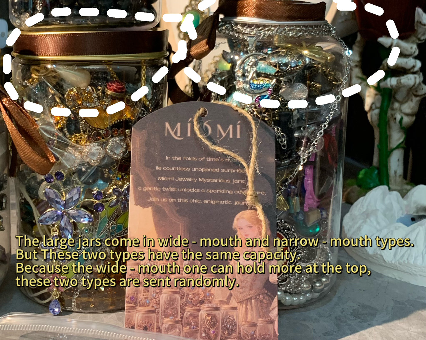 【hot selling 】customize mystery jewelry jar(plastic jar )