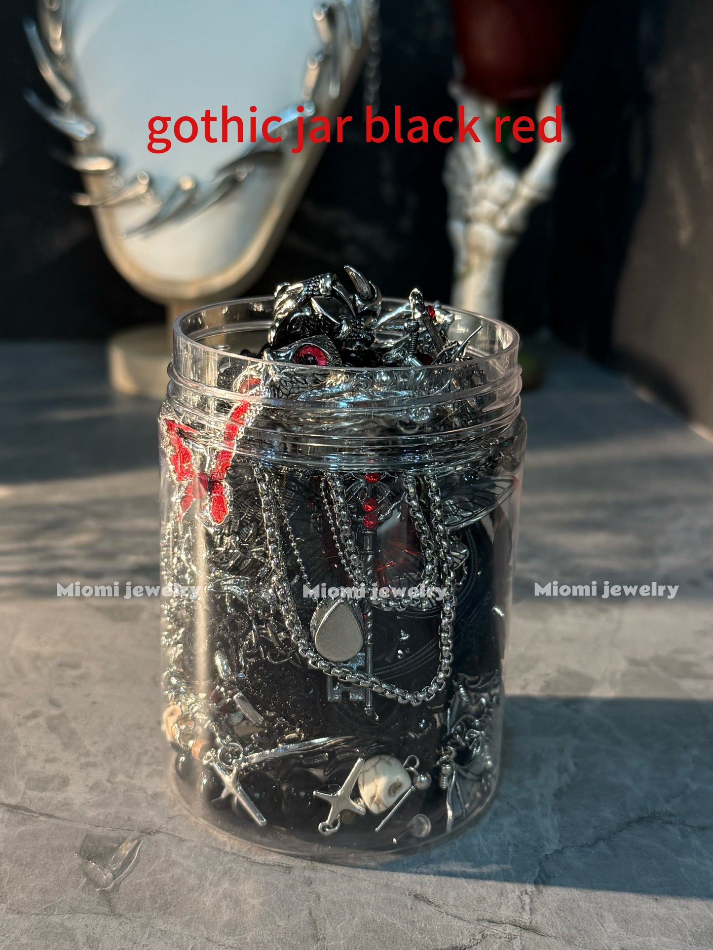 【hot selling 】customize mystery jewelry jar(plastic jar )
