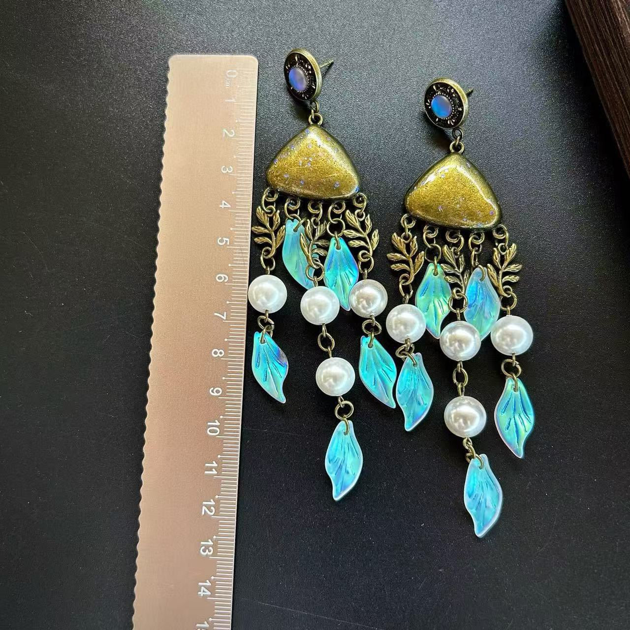 Mermaid fairy whimsical Vintage sea earring fish tail