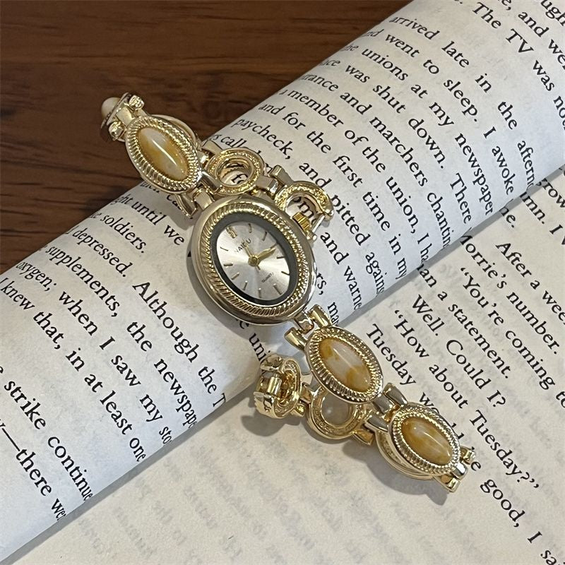 Agate Jade, Dainty Bracelet Watch for Women, High Appearance,watch