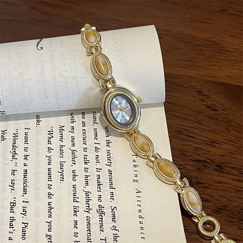 Agate Jade, Dainty Bracelet Watch for Women, High Appearance,watch