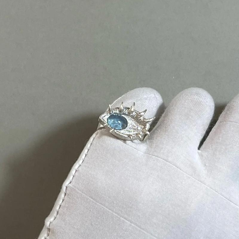 eye bule ring alloy witch whimsical