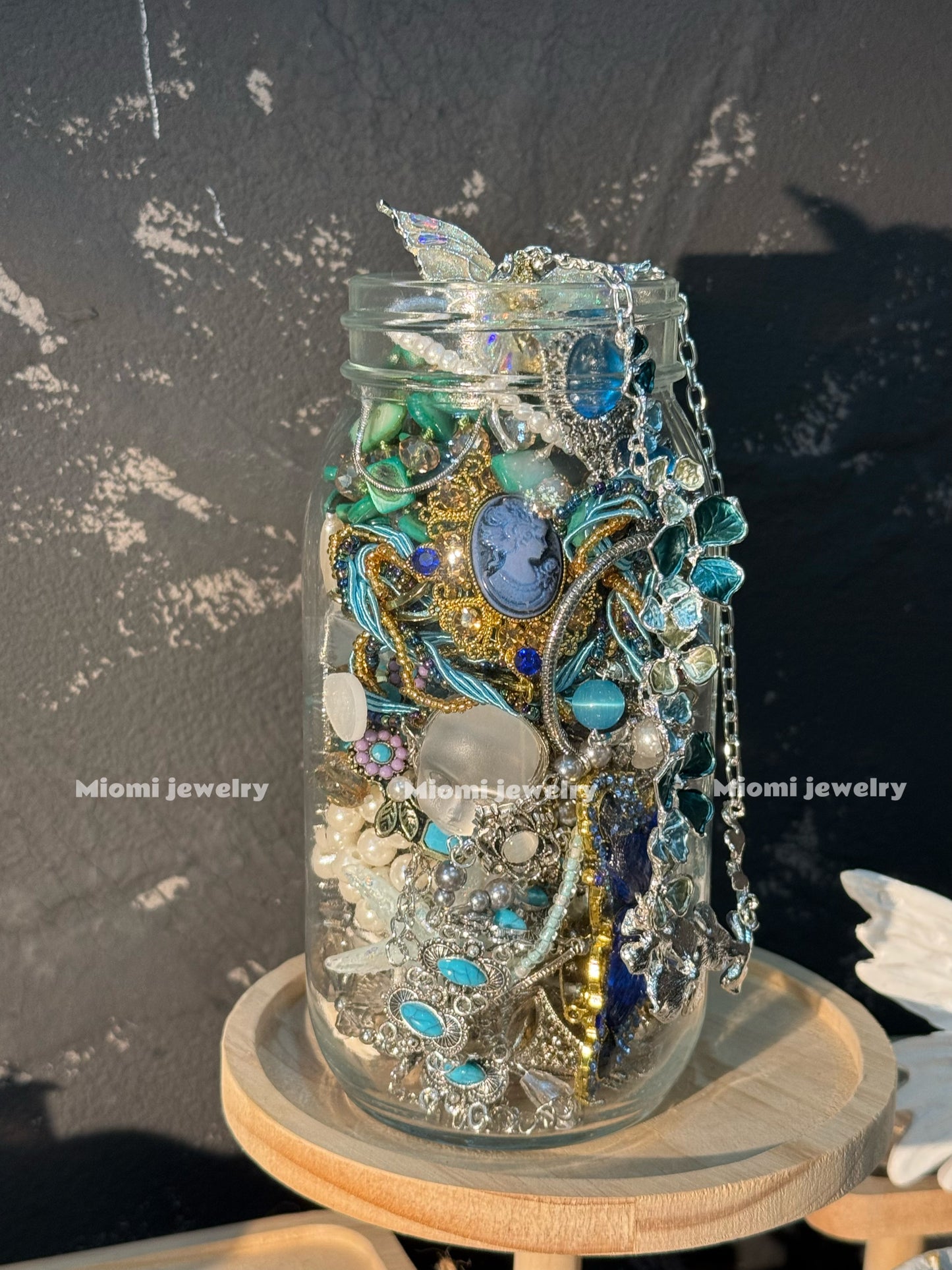 【glass jar 】custom mystery jewelry jar 750ml-biggest jar here
