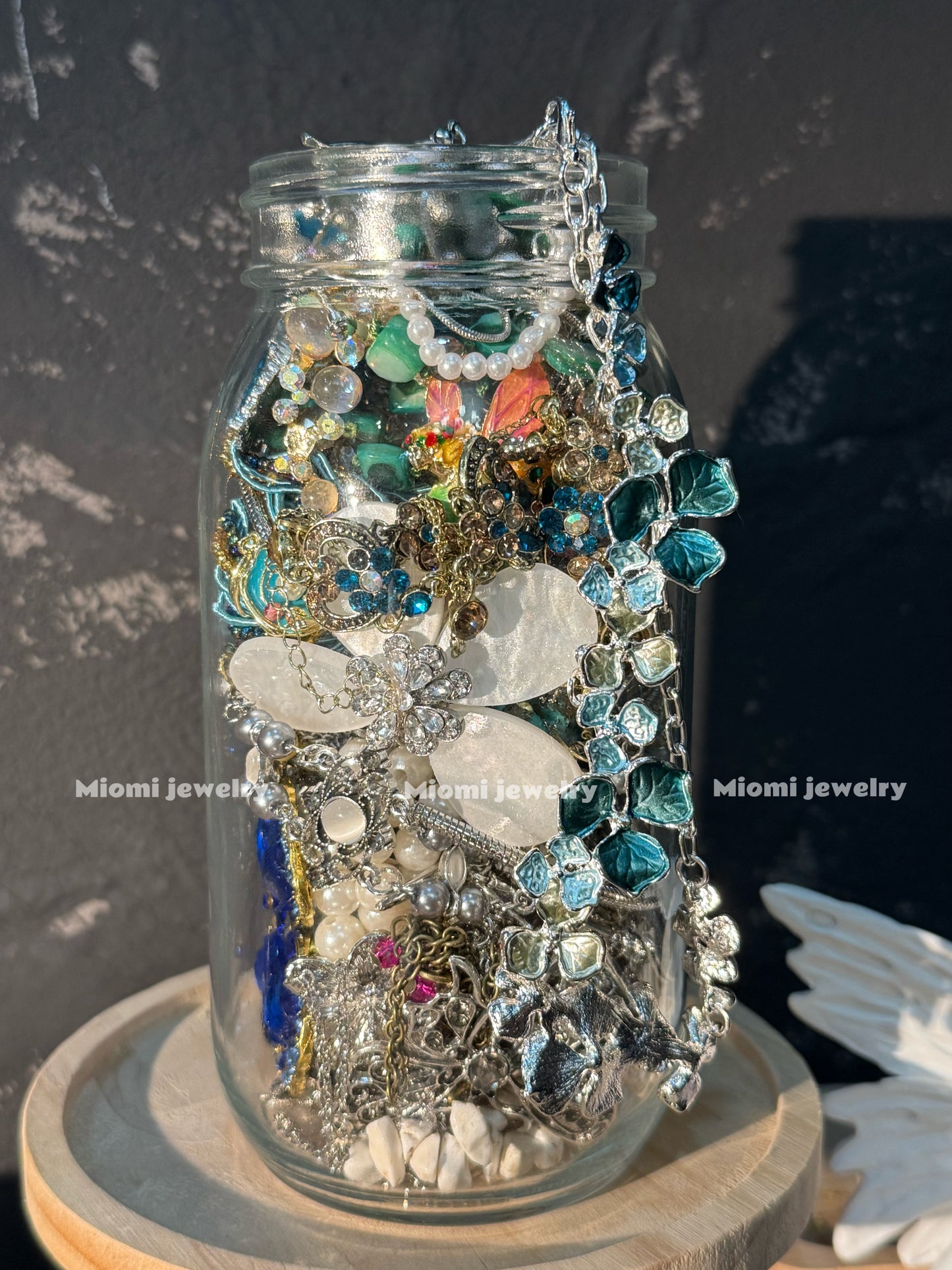 【glass jar 】custom mystery jewelry jar 750ml-biggest jar here