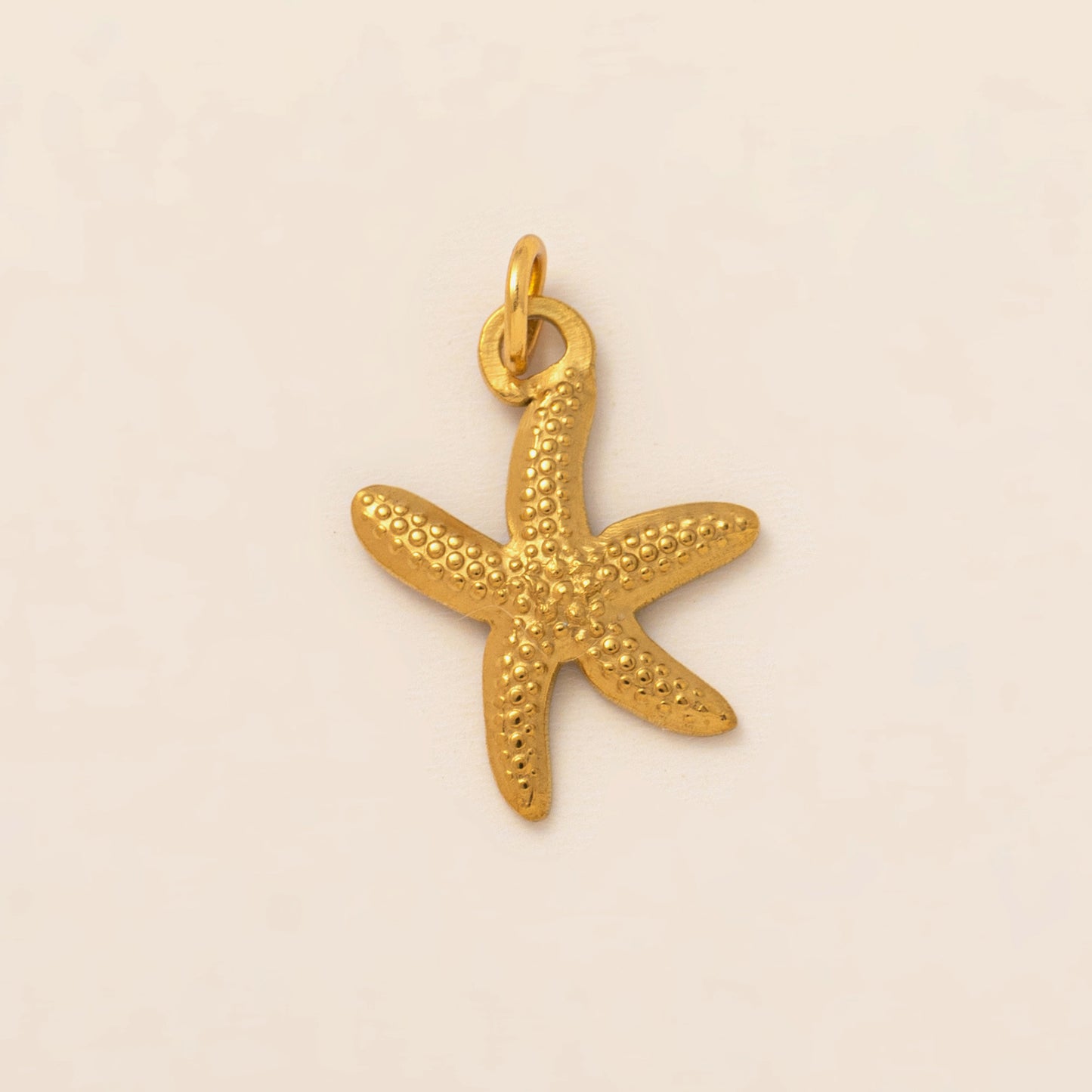DIY Stainless Steel Starfish Flat Conch Pendant DIY Accessories Furnace Vacuum Electroplating 18K Gold Color Retention
