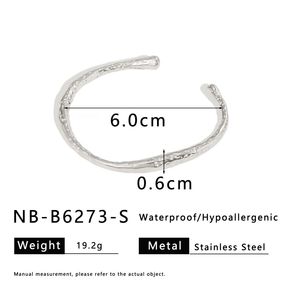 Hot-Selling Zircon Heart-Shaped Quadrilateral Geometric White Zircon Green Zircon Titanium Steel Real Gold Plated Color-Retaining Jewelry Bracelet