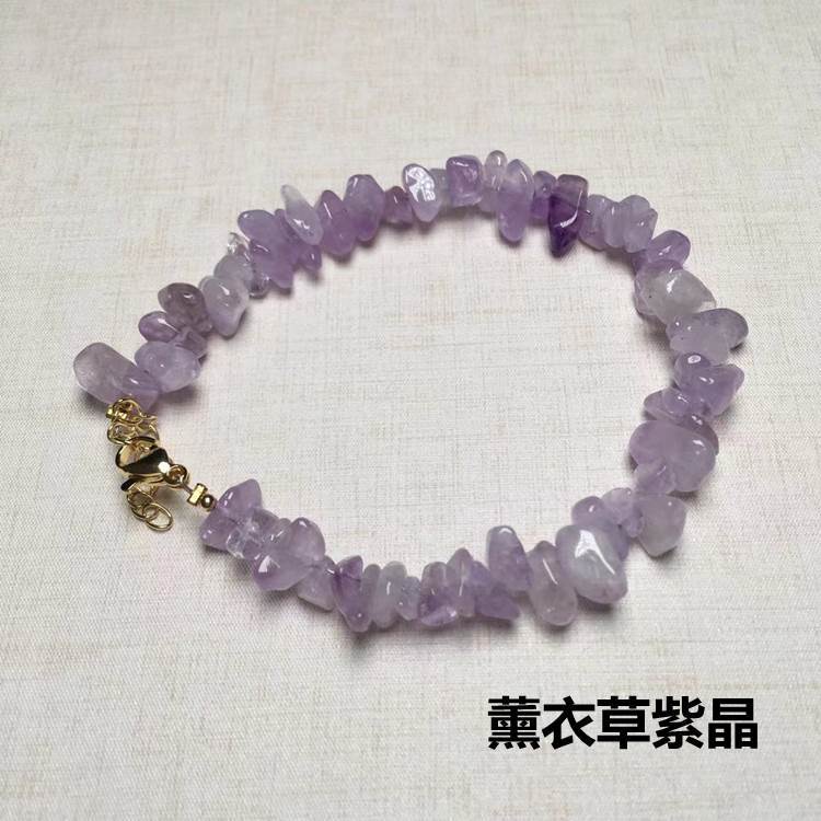 Meisa Crystal Yellow Crystal Crushed Stone Bracelet 14K Gold Plated Accessories Long-lasting Color Retention