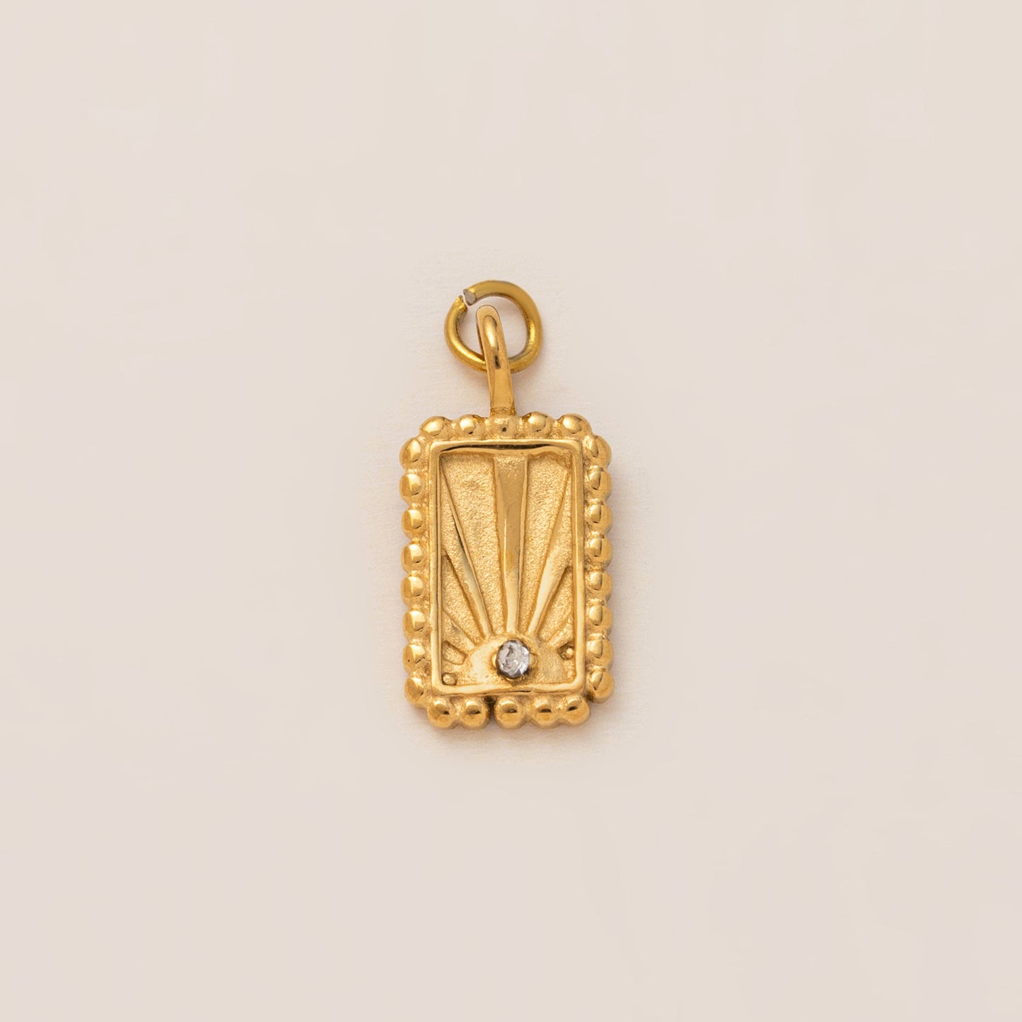 DIY Stainless Steel Mini Elephant Lotus Heart Single Pendant Necklace Furnace Vacuum Electroplating 18K Gold Color Retention