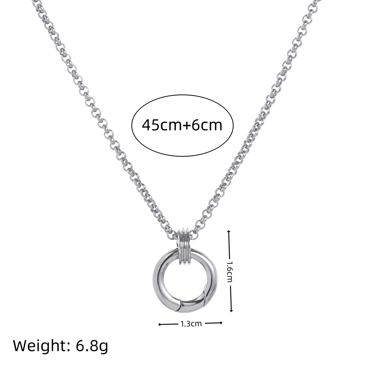 DIY Titanium Steel Heart-shaped Twelve Birthstone DIY Pendant Necklace Letter Name Family Gift Heart-shaped Accessories Pendant