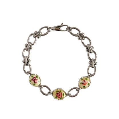 whimsical 18k gold stainless steel bracelet fairy vintage
