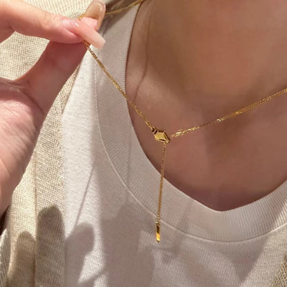 Sterling Silver s925High-end Clavicle Chain Light Luxury Snake Head Necklace Exquisite Versatile Niche Personality Design Sense