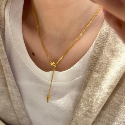 Sterling Silver s925High-end Clavicle Chain Light Luxury Snake Head Necklace Exquisite Versatile Niche Personality Design Sense