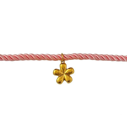 Colorful Oil Drop Pendant Color Rope Necklace Devil's Eye Heart Personality Hip Hop Unisex