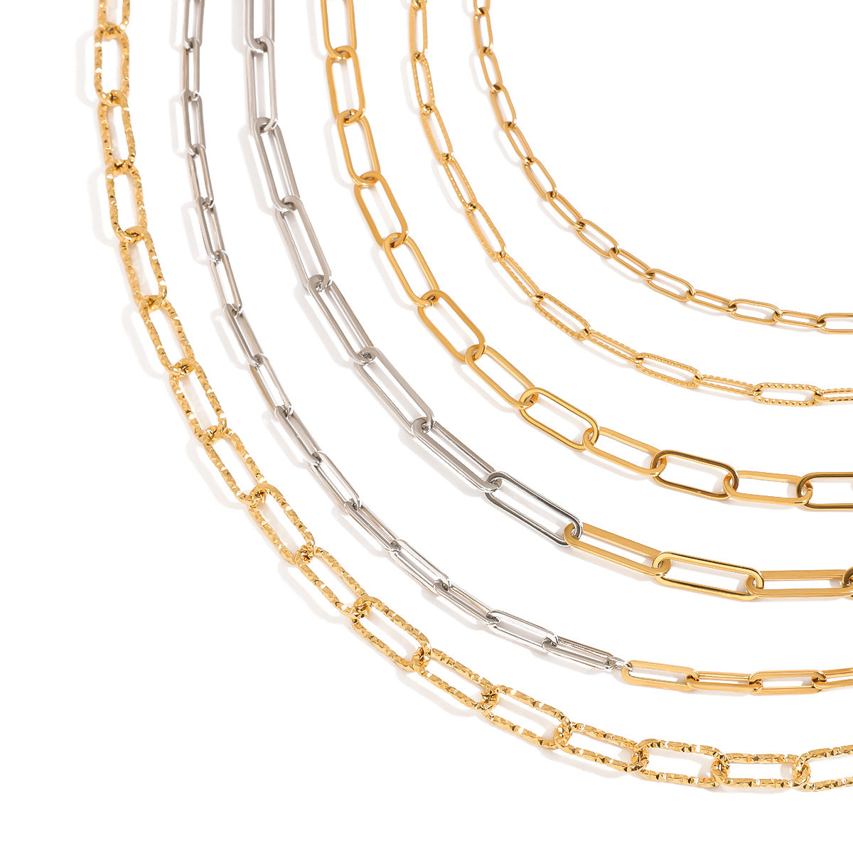 Stainless Steel Chain Titanium Steel Non-Fading Necklace for Women, Niche High-End Accessories, Light Luxury High-End Jewelry