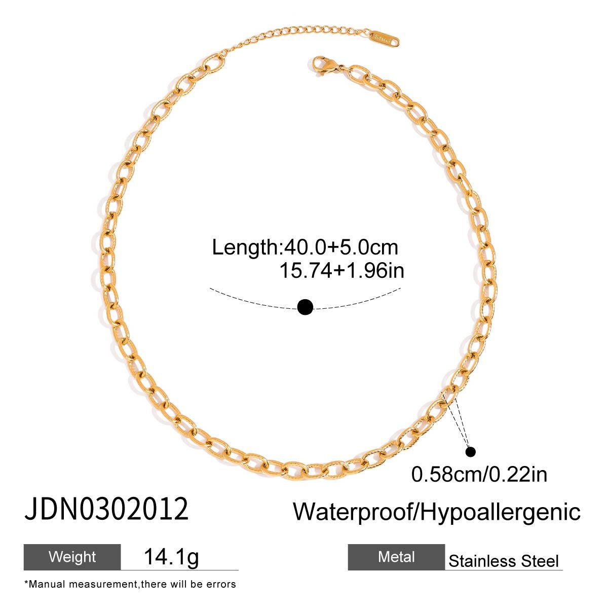 Colorful Rope Titanium Steel Necklace Light Luxury High-end Clavicle Chain Hot-selling Stainless Steel Jewelry Non-fading