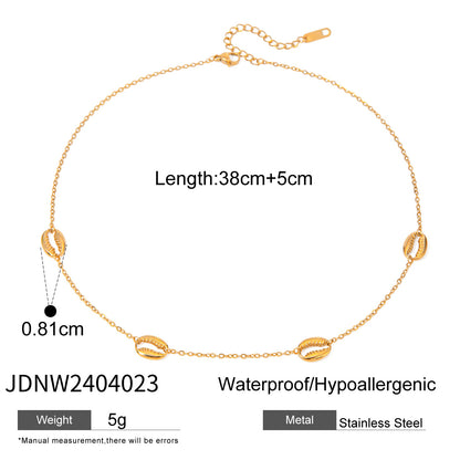 Starfish Titanium Steel Necklace Light Luxury High-end Clavicle Chain Stainless Steel Jewelry Non-fading Hot Item