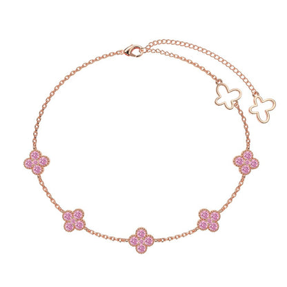 S925 Sterling Silver Bracelet for Women with Heart Zircon Inlay, Exquisite Tennis Bracelet for Women, Business Jewelry