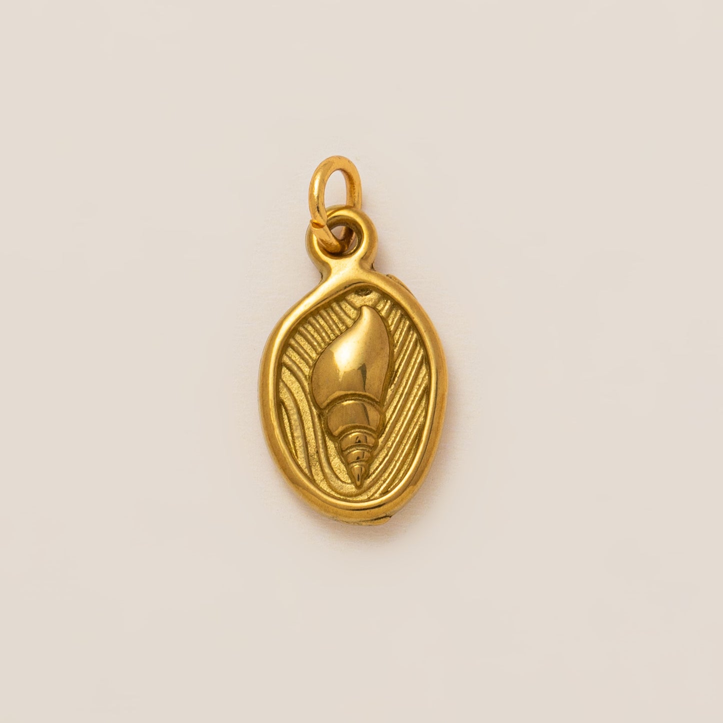 DIY Stainless Steel Starfish Flat Conch Pendant DIY Accessories Furnace Vacuum Electroplating 18K Gold Color Retention