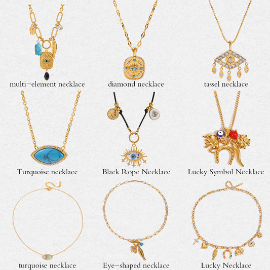 Titanium Steel Necklace with Unique Design, Sweater Chain, Light Luxury, High-End Feel, Stainless Steel Autumn Winter Accessories